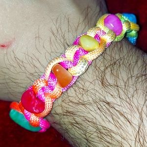 Rainbow stone bracelet